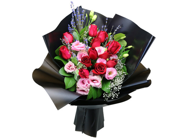 Valentines Day Flower n Gift - Valentine's Red Rose Bouquet Florist  RD30 - L76604553b Photo