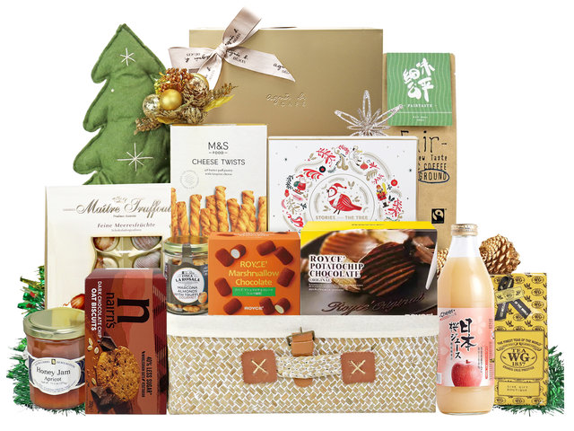 Wine n Food Hamper - Christmas Permium Picnic Gift Hamper v15 - XH1126A5 Photo