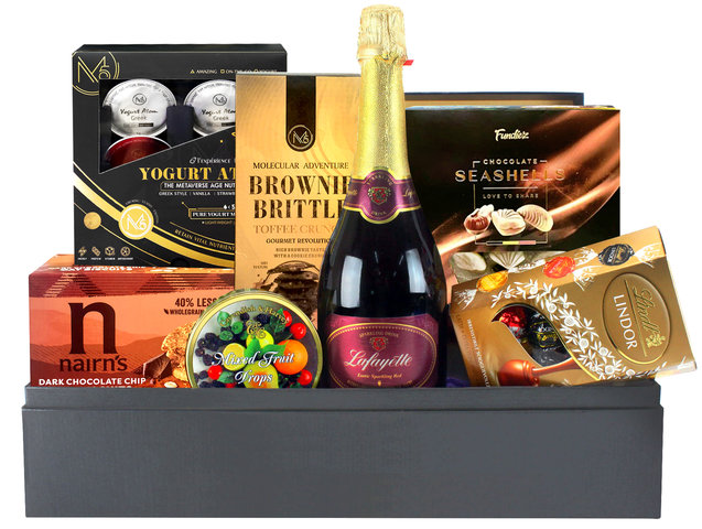 Wine n Food Hamper - Permium Chocolate And Snack Gift Hamper FH10 - L50853 Photo